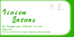 vivien eotvos business card